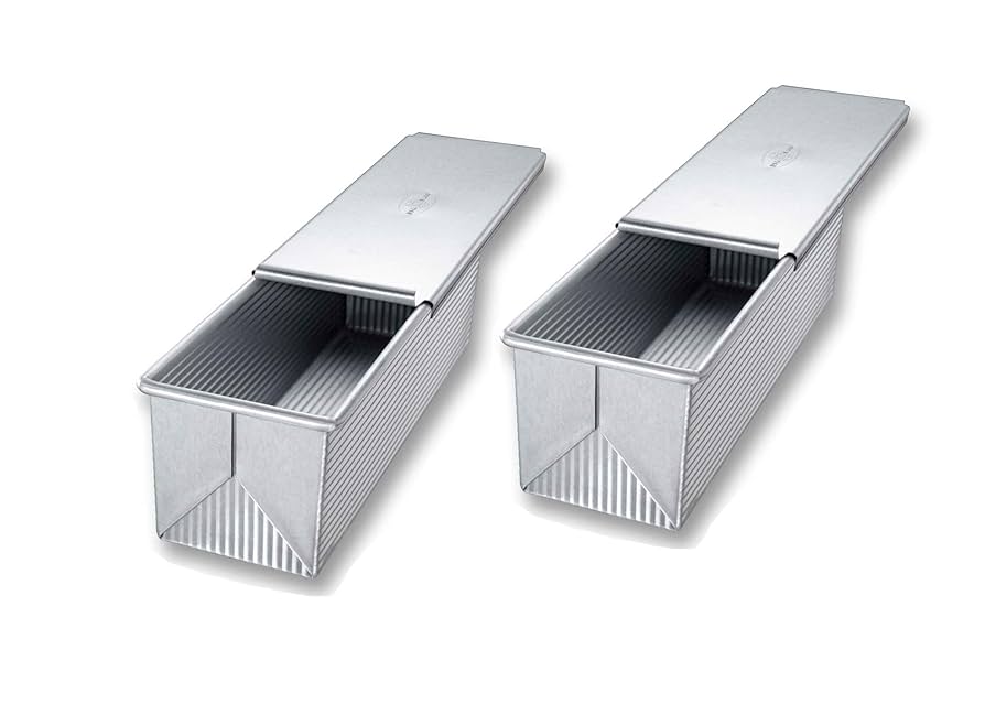 Amazon.com: USA Pan Pullman Loaf Pan with Cover, Large w Set